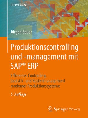 cover image of Produktionscontrolling und -management mit SAP ERP